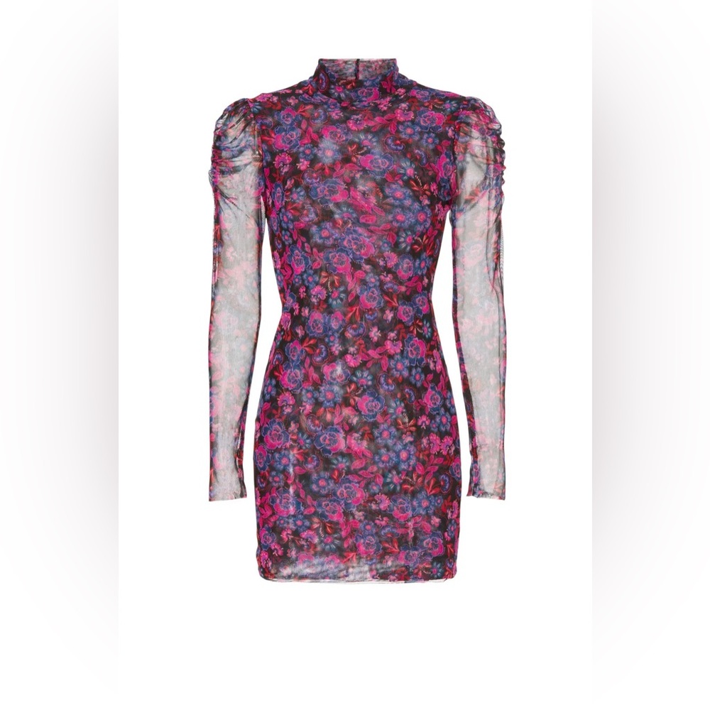 MISA Los Angeles Stormi Dress in Black Floral